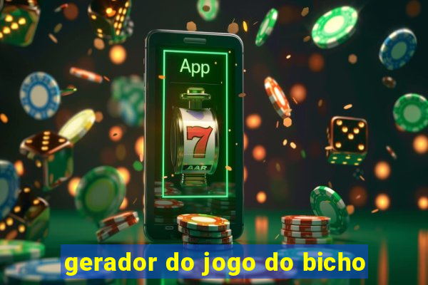 gerador do jogo do bicho